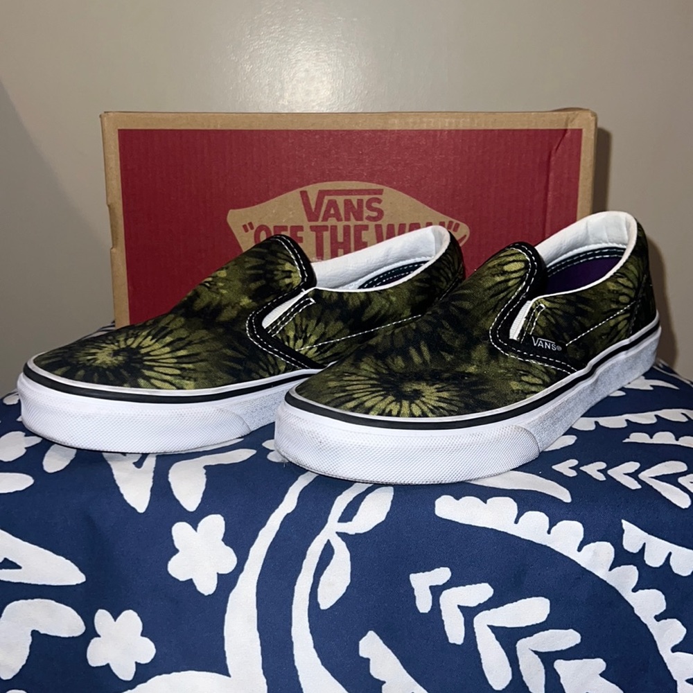 Vans kids classic slip-o camocollage Multi size 3 (us kids)